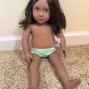 ✨ Our Generation 18” Doll – Green Eyes & Brown Hair ✨